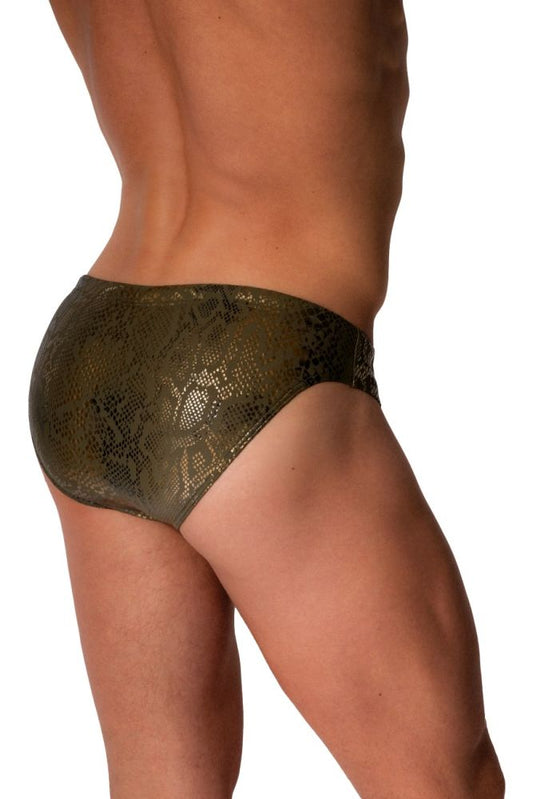 Manstore Olive/Gold Beach Micro Brief