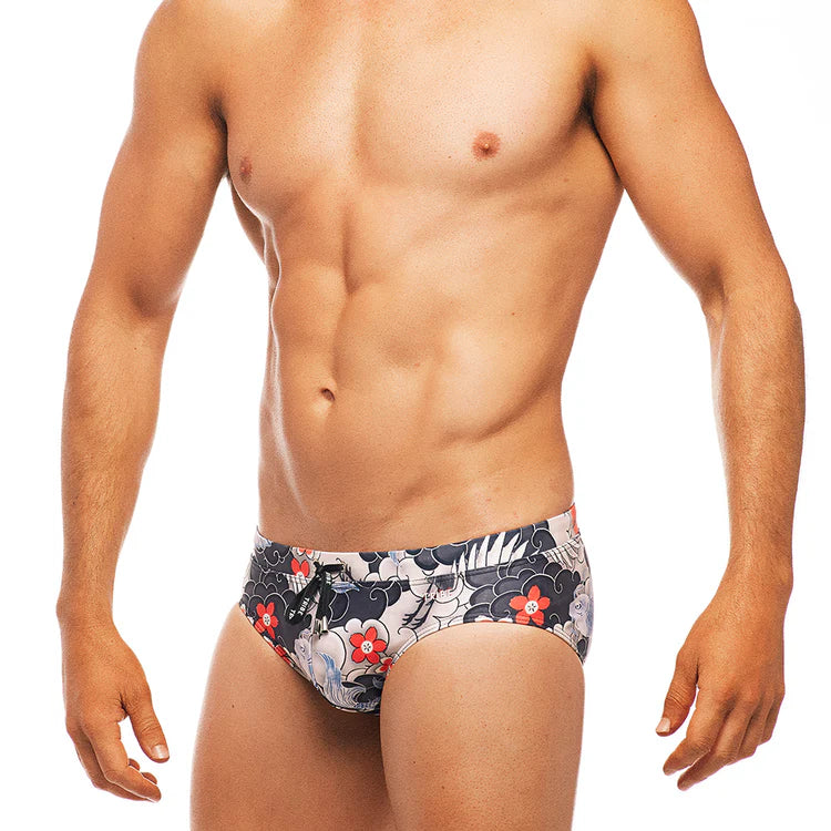 Tribe Yakuza Lo Rise Swim Brief