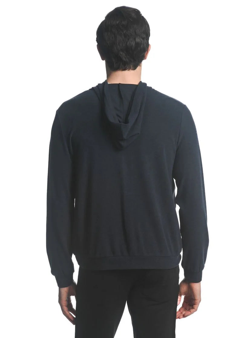 POSTMARC Stretch Knit Zip-Up Hoodie