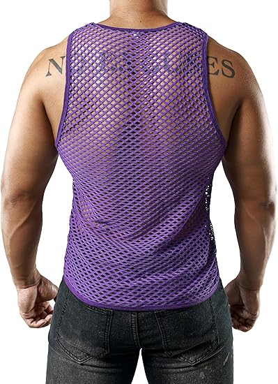 JG Fishnet Muscle Tank