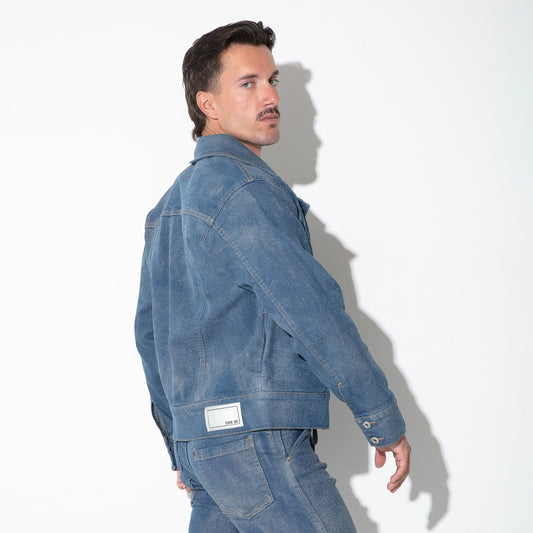 Code22 Metallic Denim Jacket
