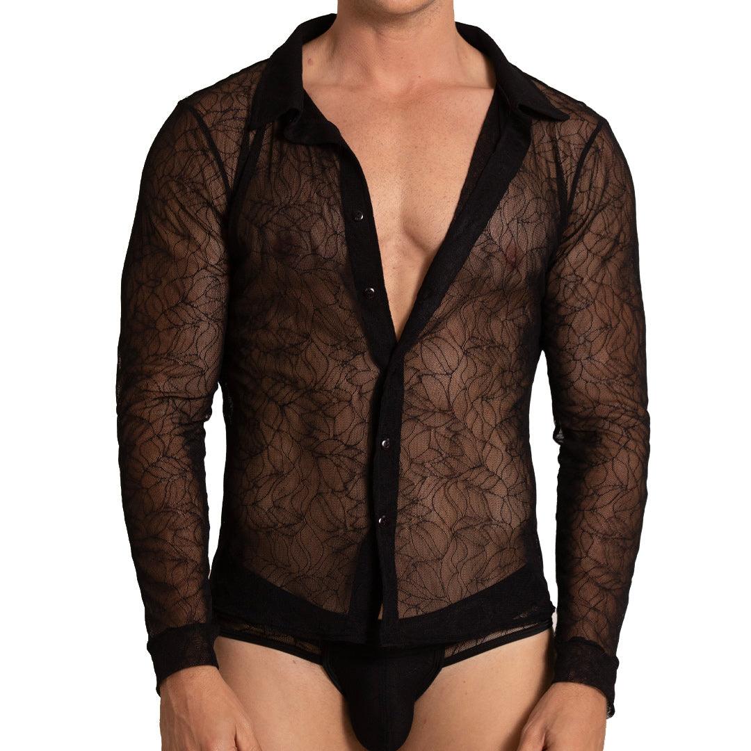 Gigo Amazonia Lace Button Up Shirt
