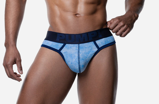 Pump! Bubble Blue Thong