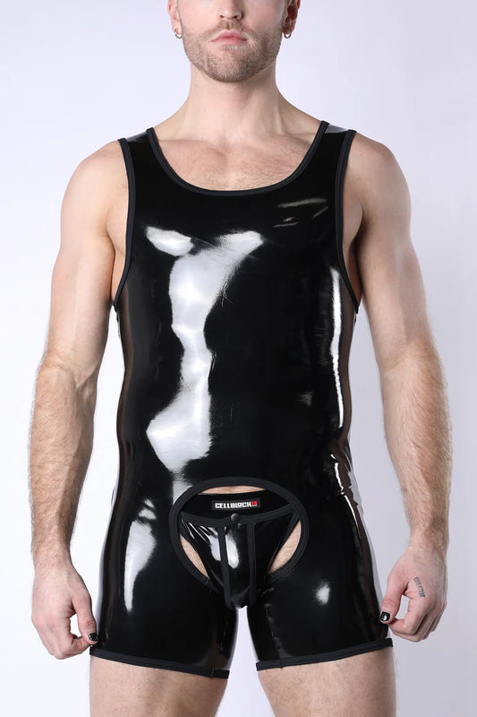 CELLBLOCL13 Black Chrome Singlet Chaps