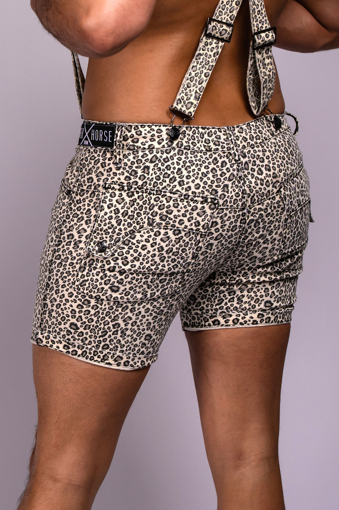 Tiger Horse Leo Leopard Soft Wash Shorts