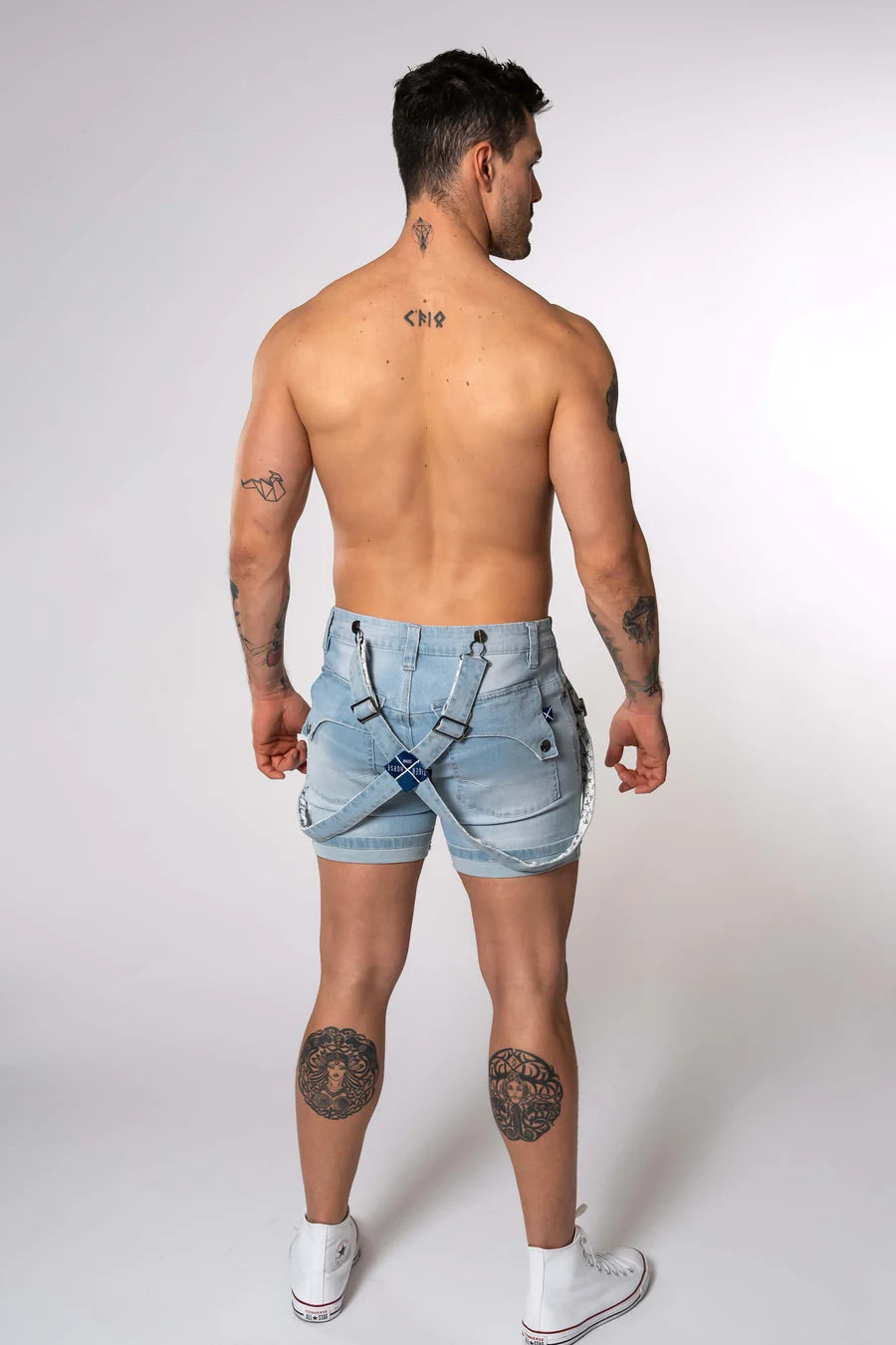 Tiger Horse Homar Suspender Shorts