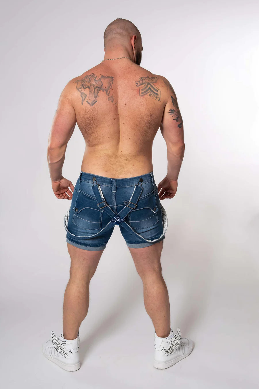 Tiger Horse Homar Suspender Shorts