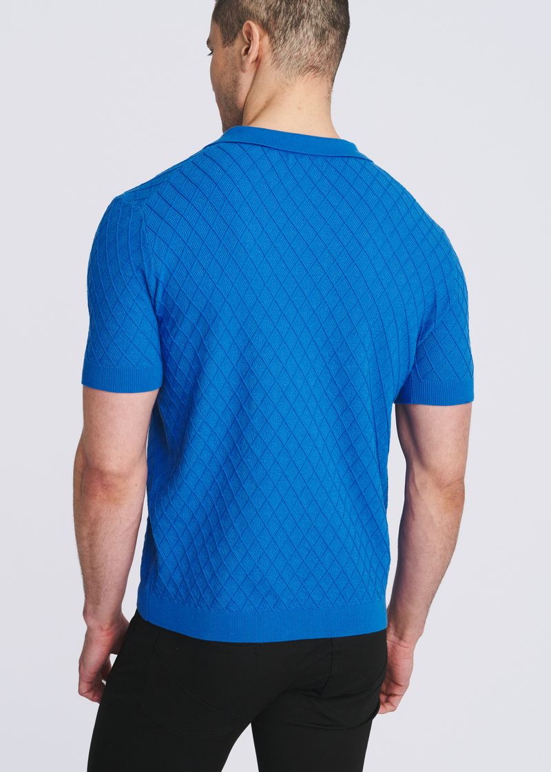Postmarc Cobalt Johnny Texture Shirt