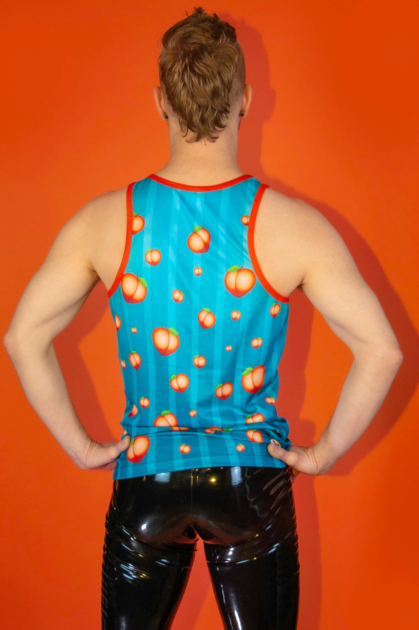 Peachy Kings Peach Mesh Tank