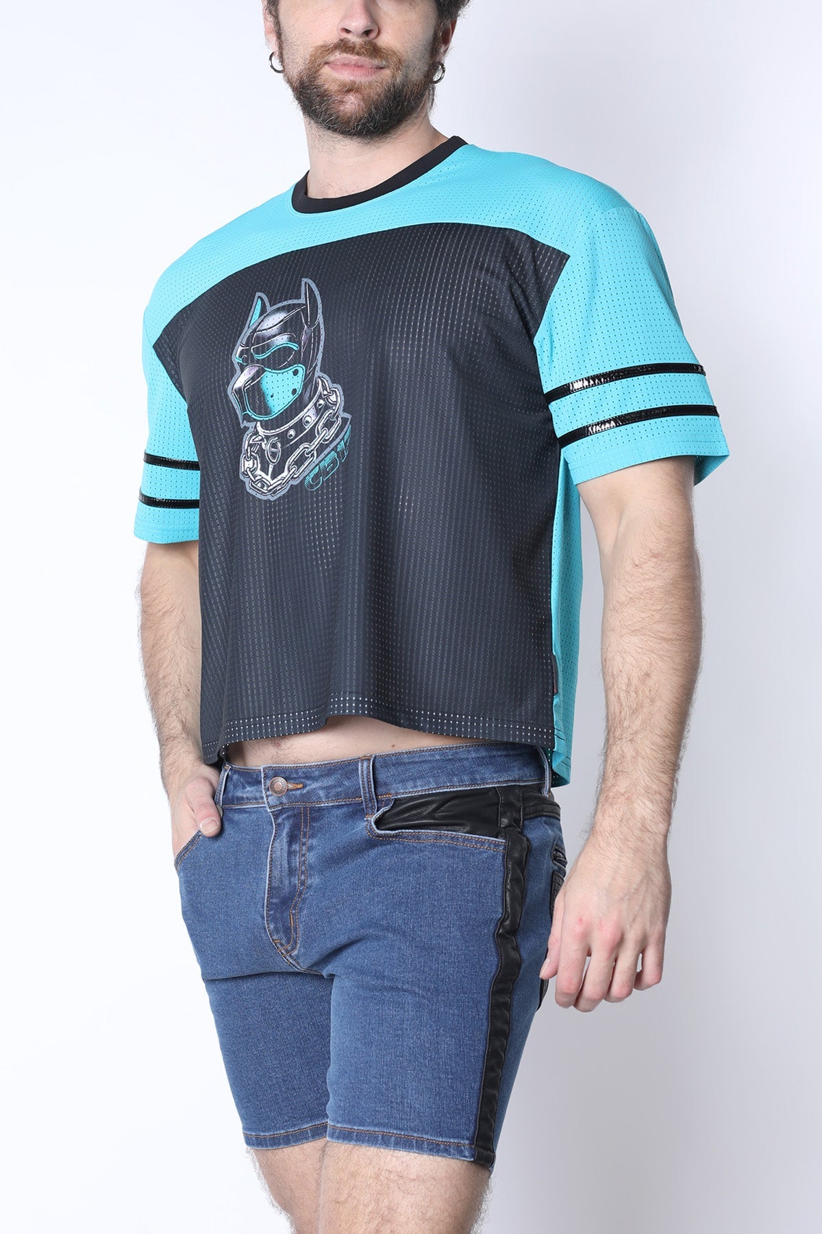 Cellblock13 Dark Pup Crop Top