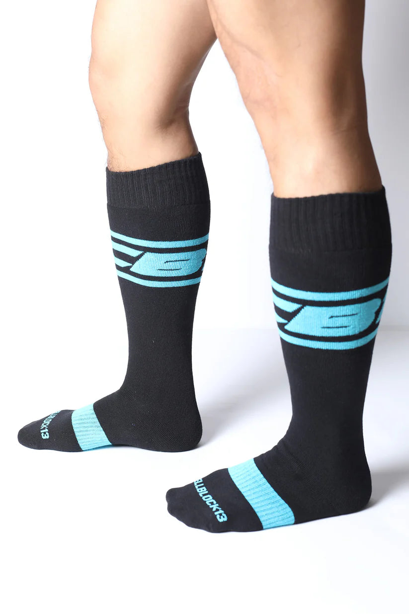 Cell Block 13 Kennel Club DARK PUP Knee High Sock