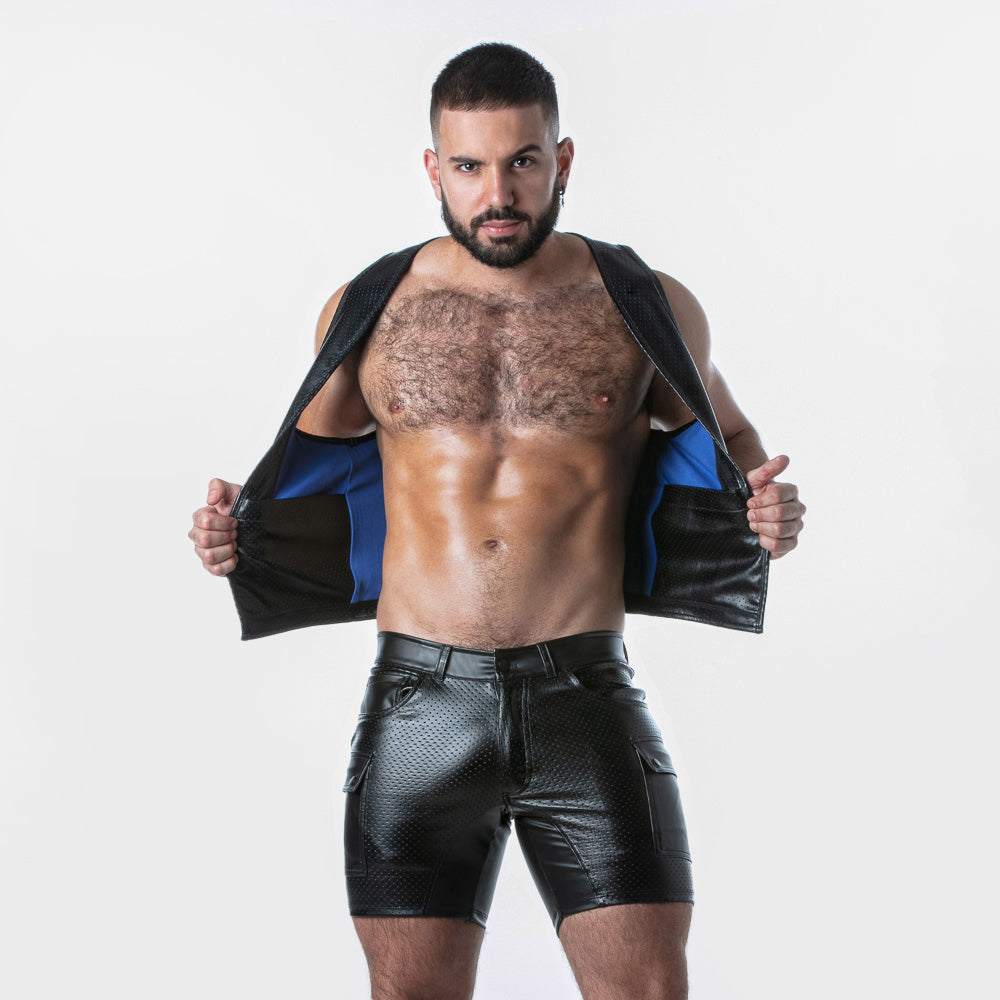 Locker Gear Leatherette Punch Hole Vest