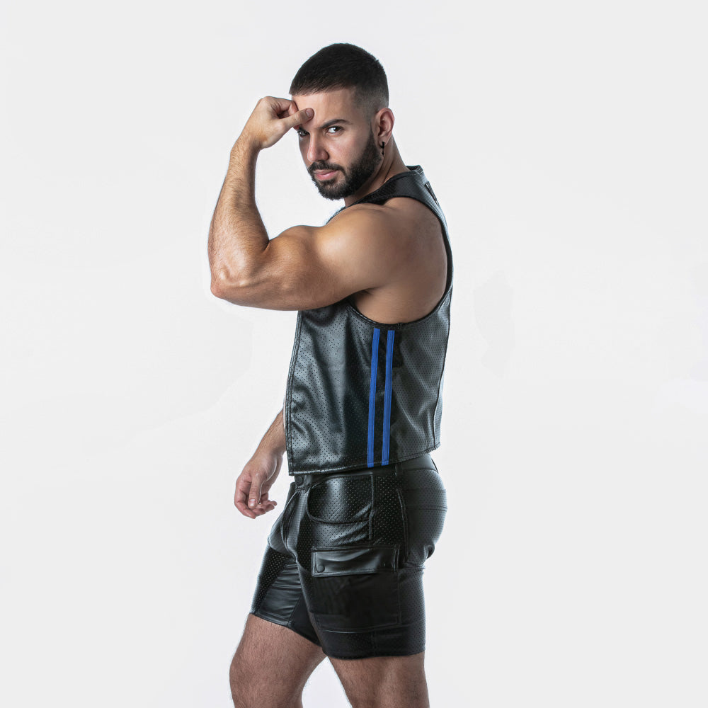 Locker Gear Leatherette Punch Hole Vest