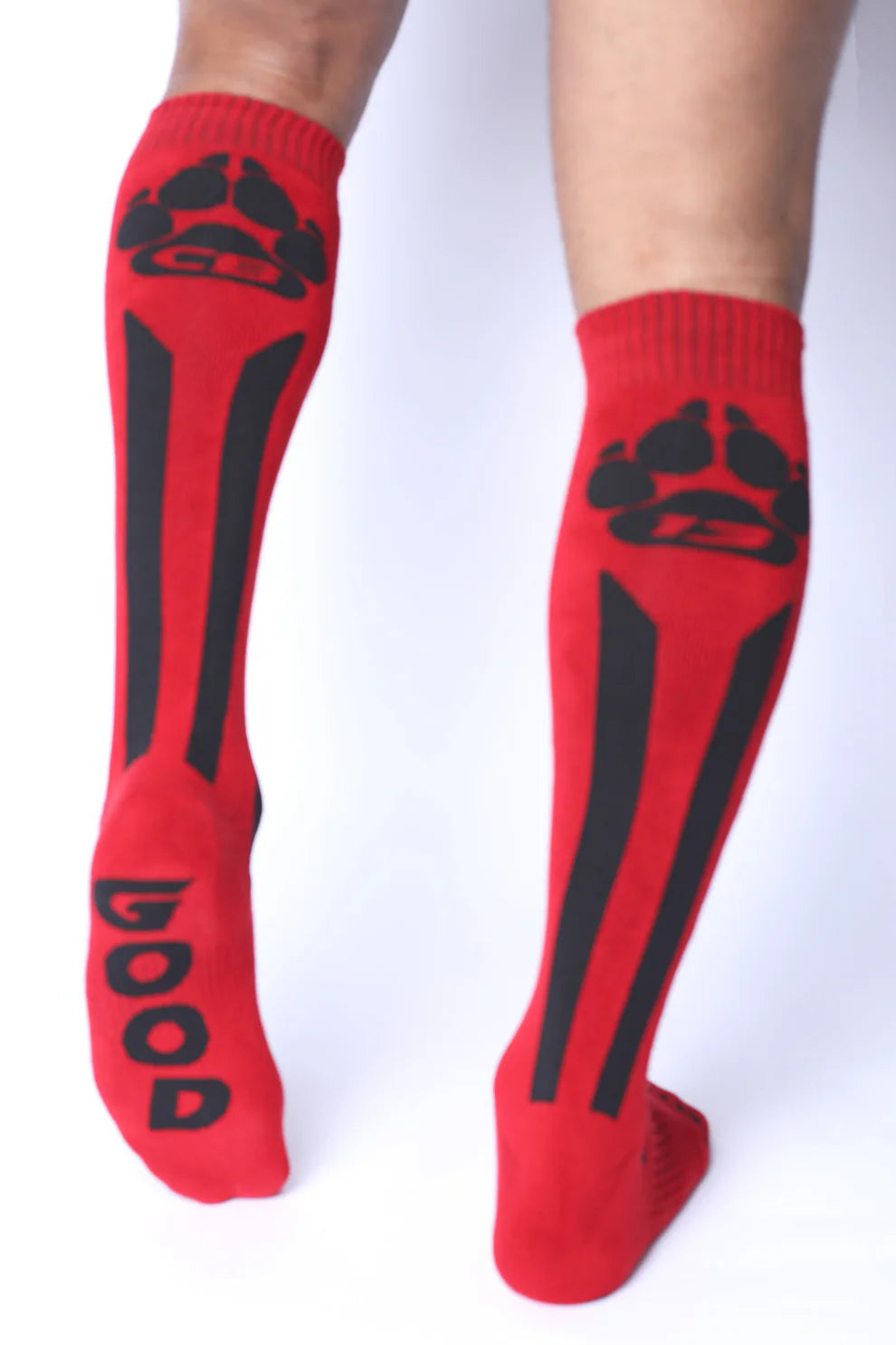 CellBlock13 Muzzle Up Red Knee High Sock