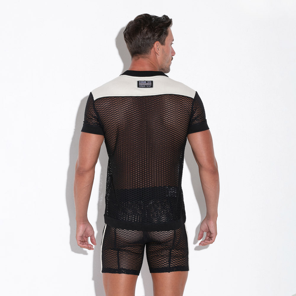 Code22 Openwork Polo