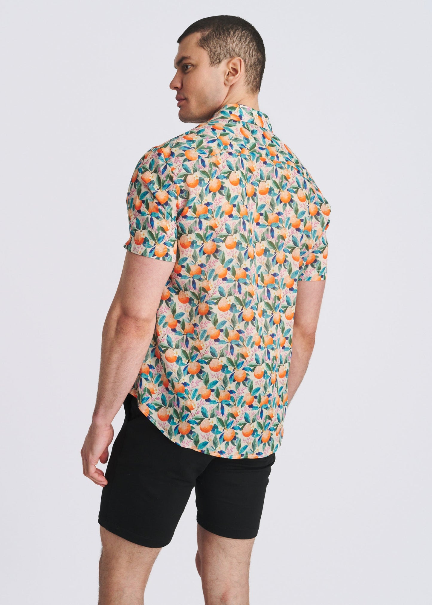 Postmarc Fruit Print Tencel SS Shirt