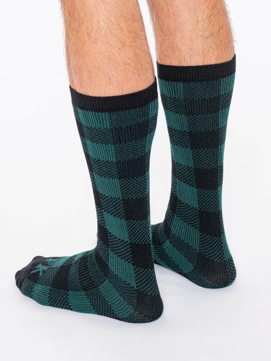 FK Sport High Calf Plaid Sock