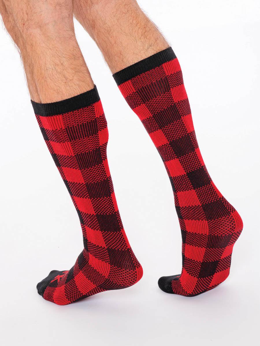 FK Sport High Calf Plaid Sock