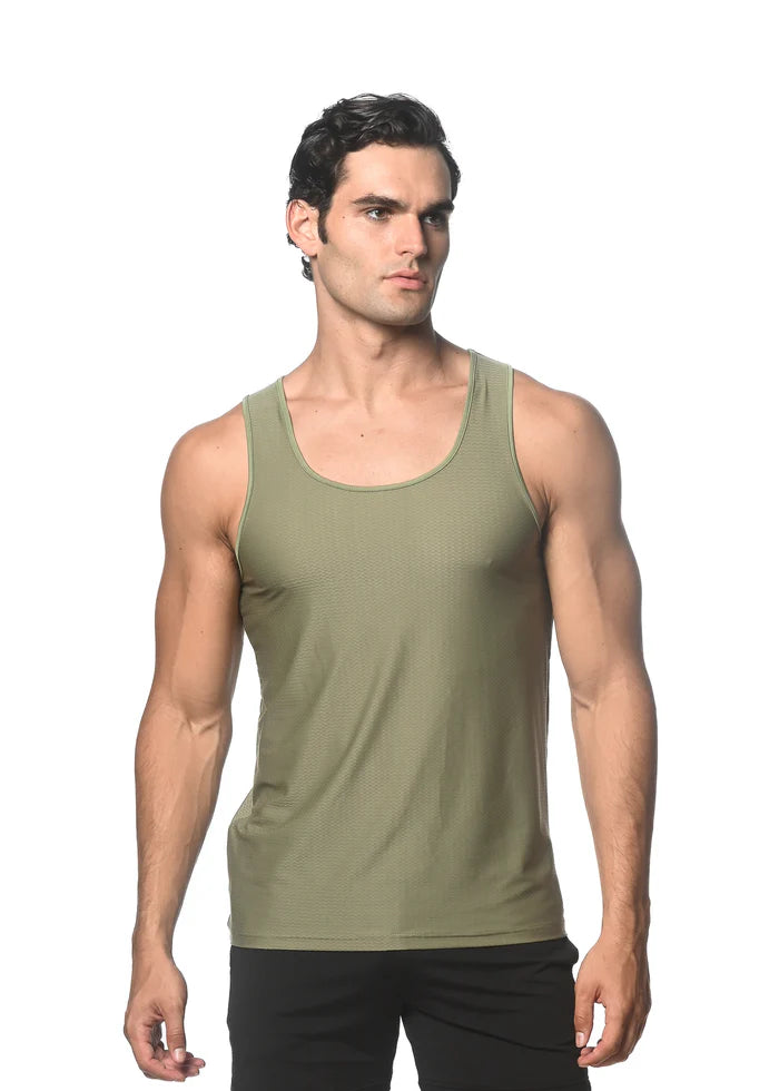 ST33LE Textured Mesh Performance Tank Top