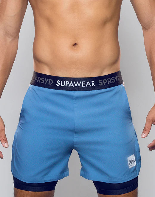 Supawear Colour Blocked Lined Shorts