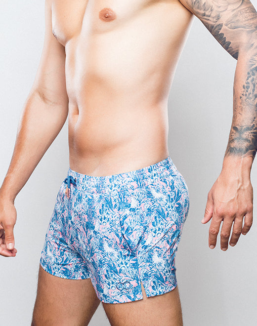 2EROS S50 Coral Teal Swim Shorts