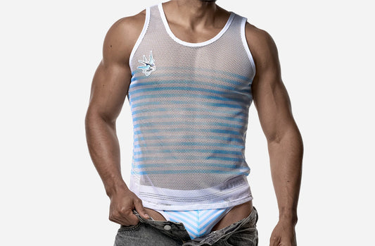 Pump! Sailor Mesh Tank