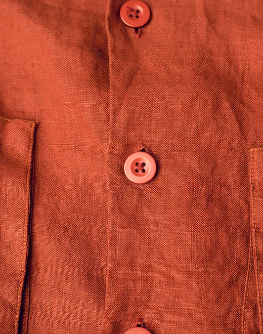 2eros Cropped Linen Shirt