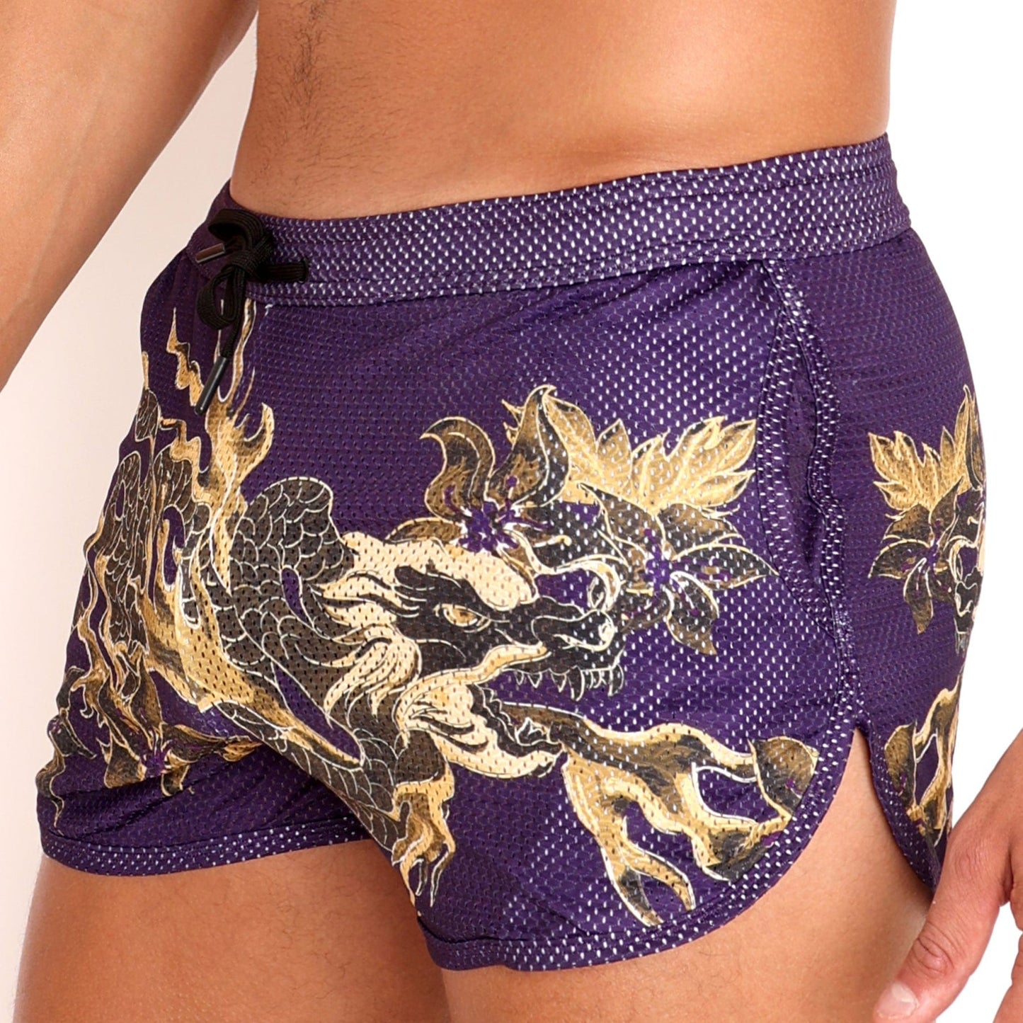 Skull & Bones Limited Edition Fire Breathing Dragon Mesh Short