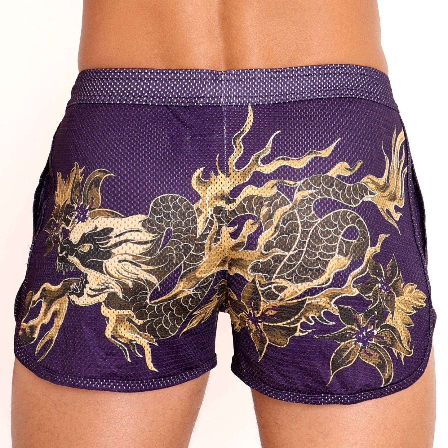 Skull & Bones Limited Edition Fire Breathing Dragon Mesh Short