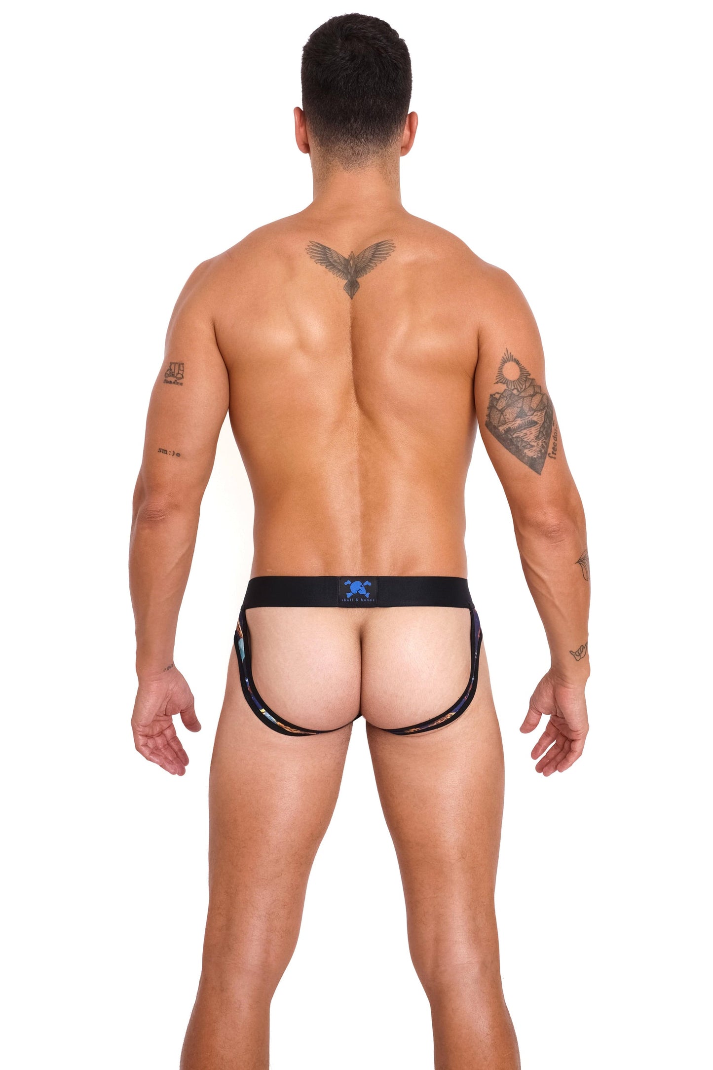 Skull & Bones Carnival Print Y-Jock