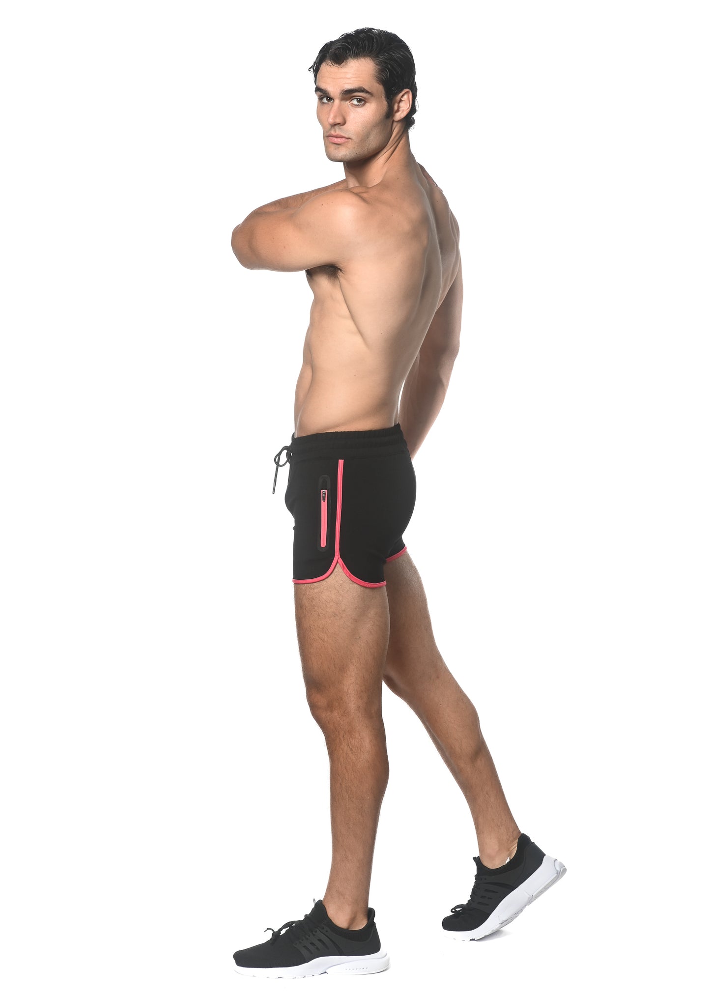 ST33LE Sprinter Gym Short w/ Contrast Zipper