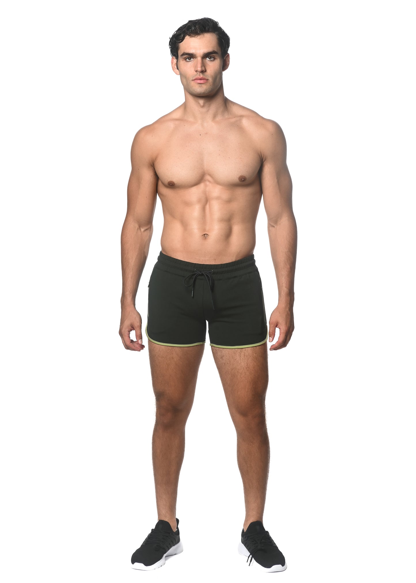ST33LE Sprinter Gym Short w/ Contrast Zipper