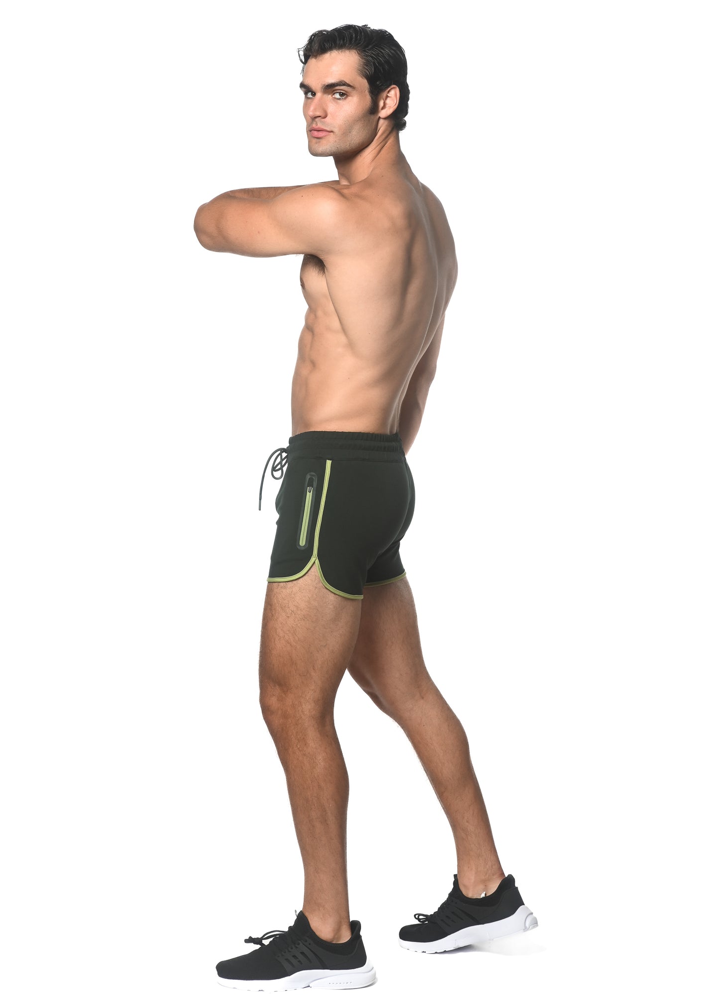 ST33LE Sprinter Gym Short w/ Contrast Zipper