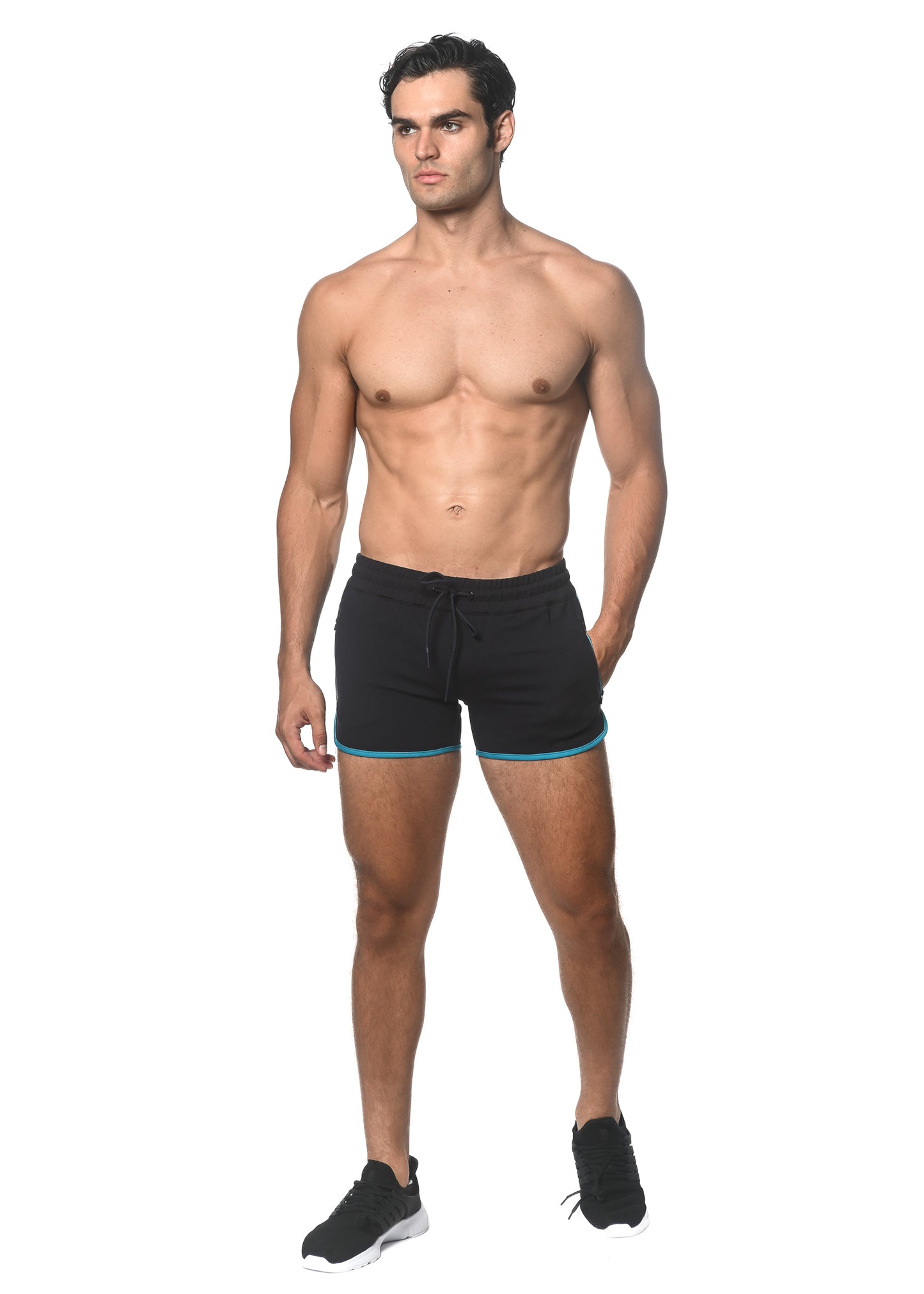 ST33LE Sprinter Gym Short w/ Contrast Zipper