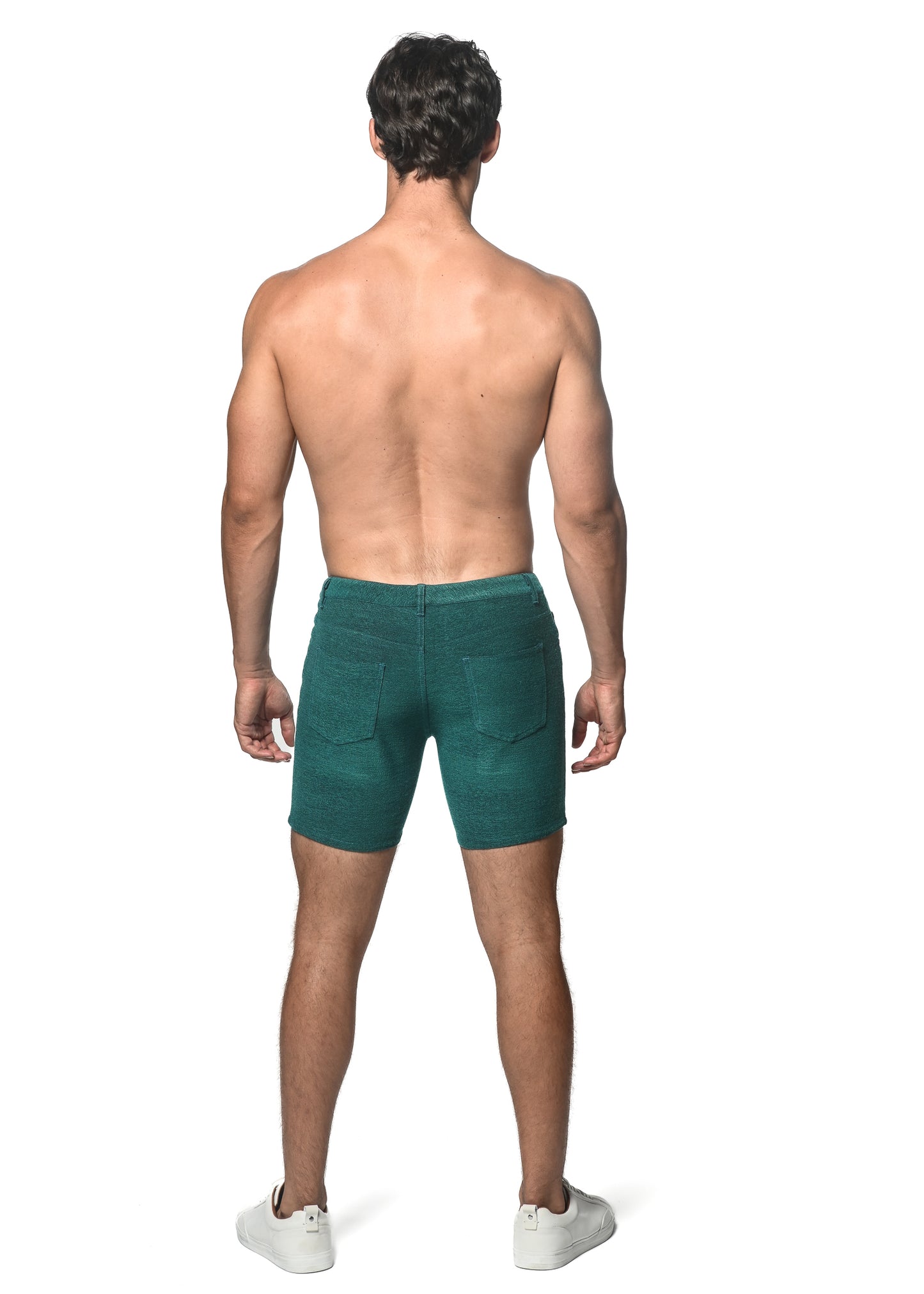 St33le Cabana Teal 5" Lookback Short