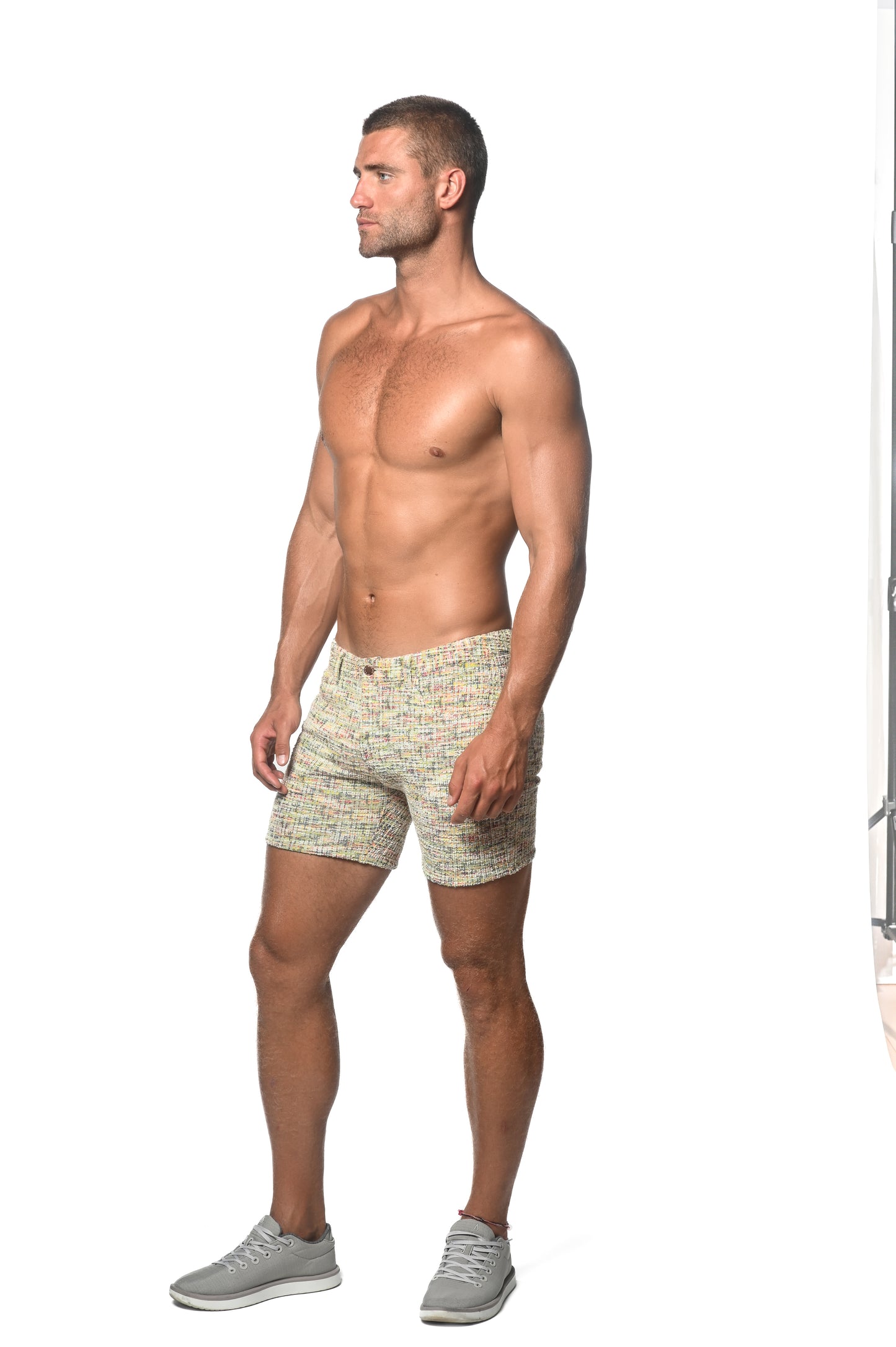 St33le Aloe Spruce Tweed 5" Short