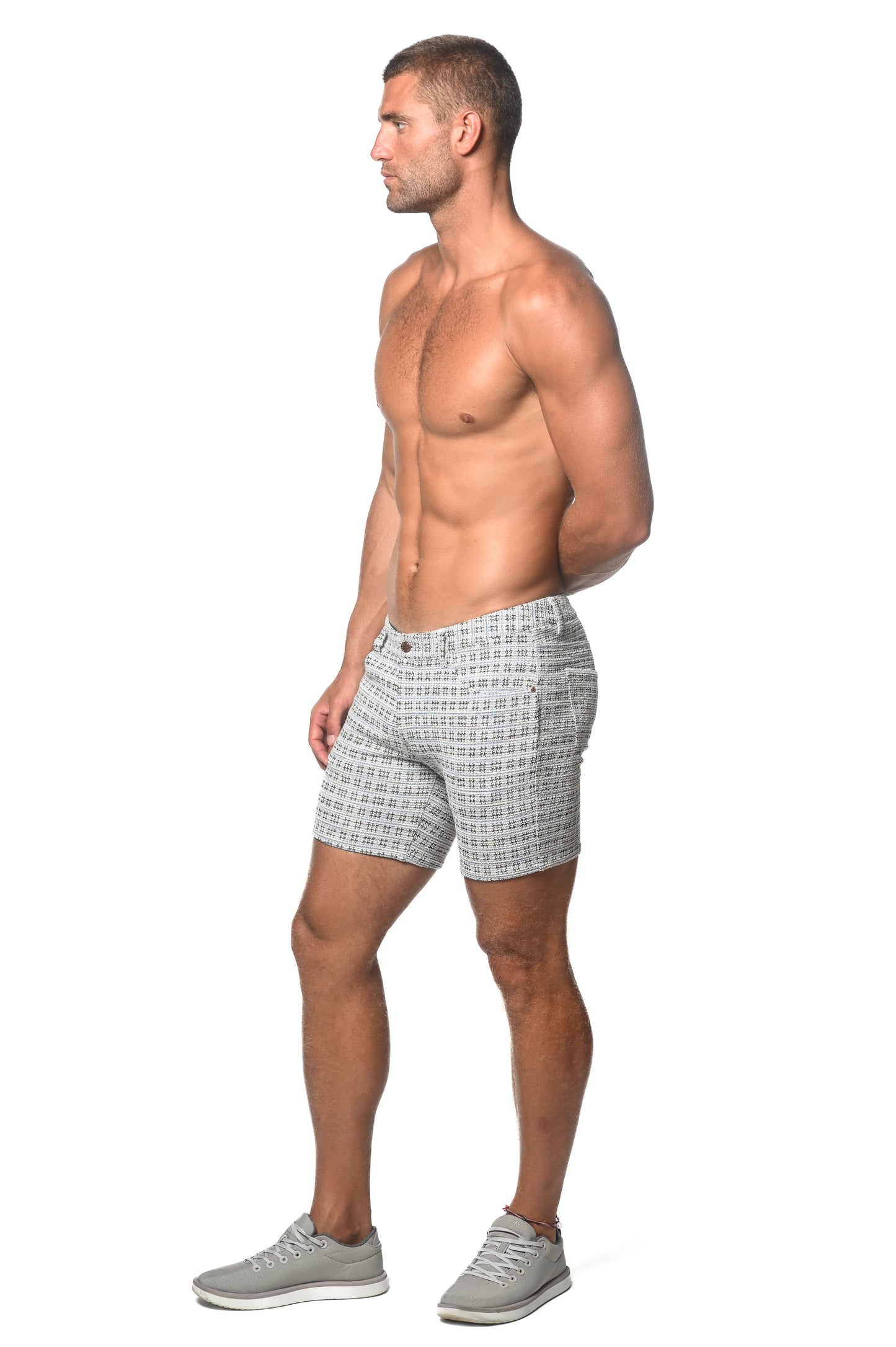 St33le Cloud Navy Limited Edition Tweed 5" Short