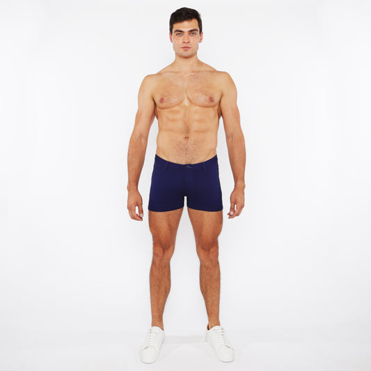 St33le Imperial Blue 3" Duo Tone Knit Short