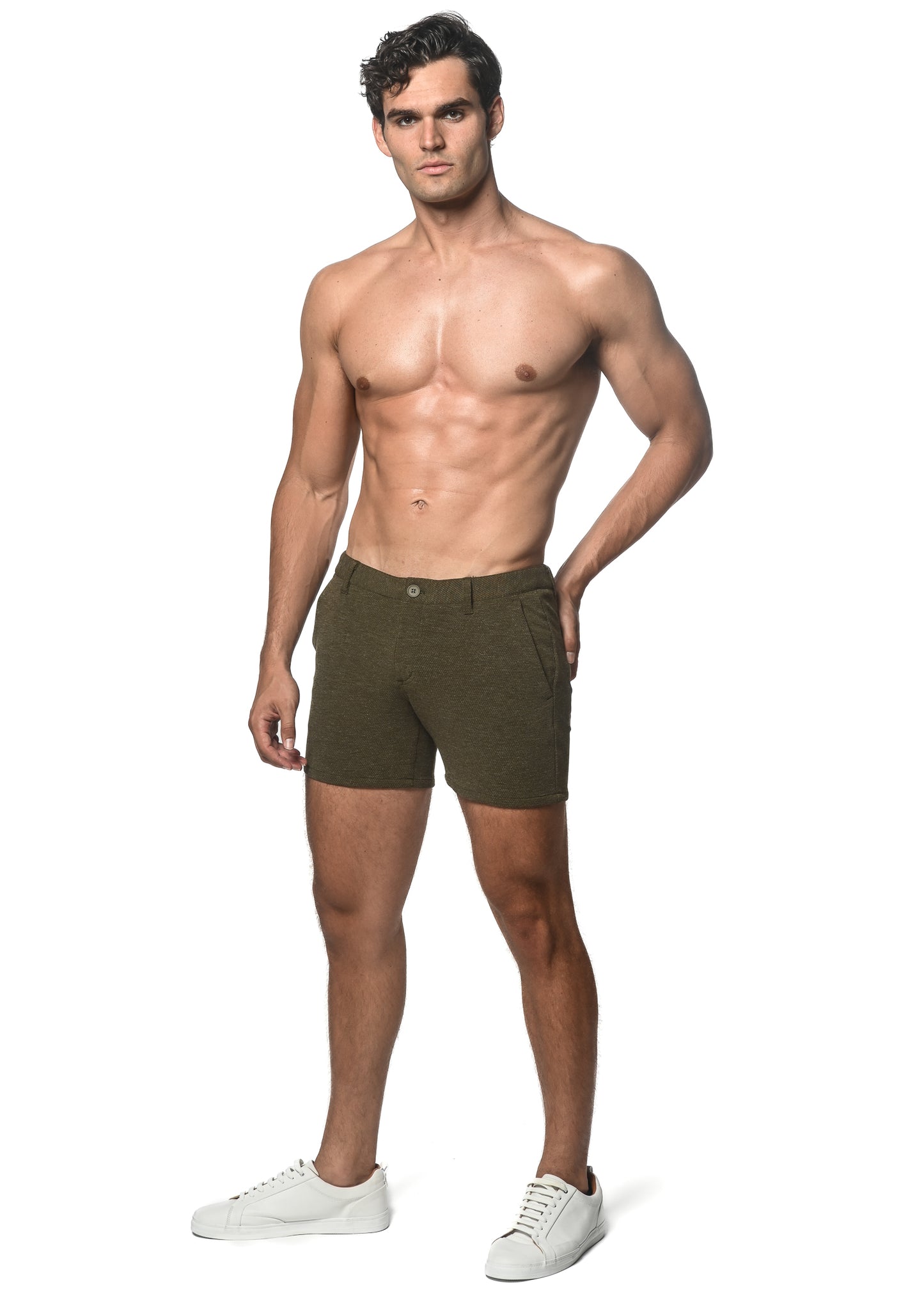 St33le Army Textured Chino 5" Short