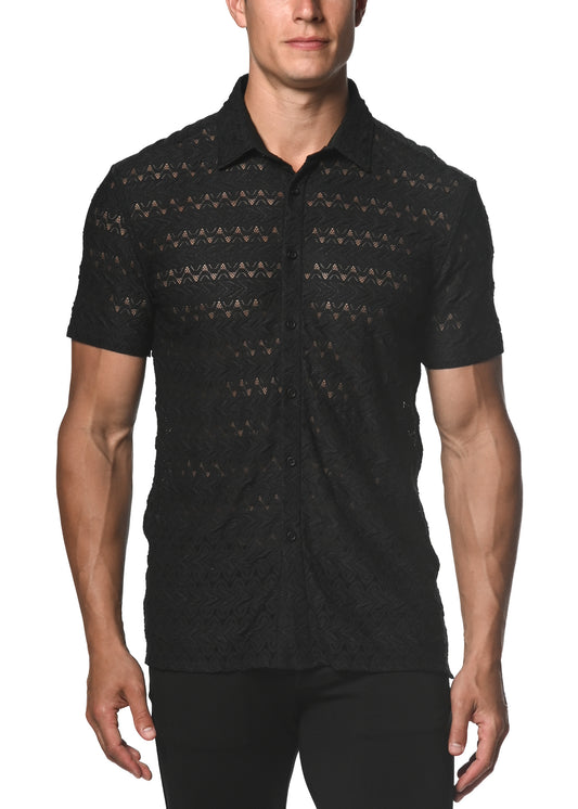 St33le Darts Gossamer Button Up Tee