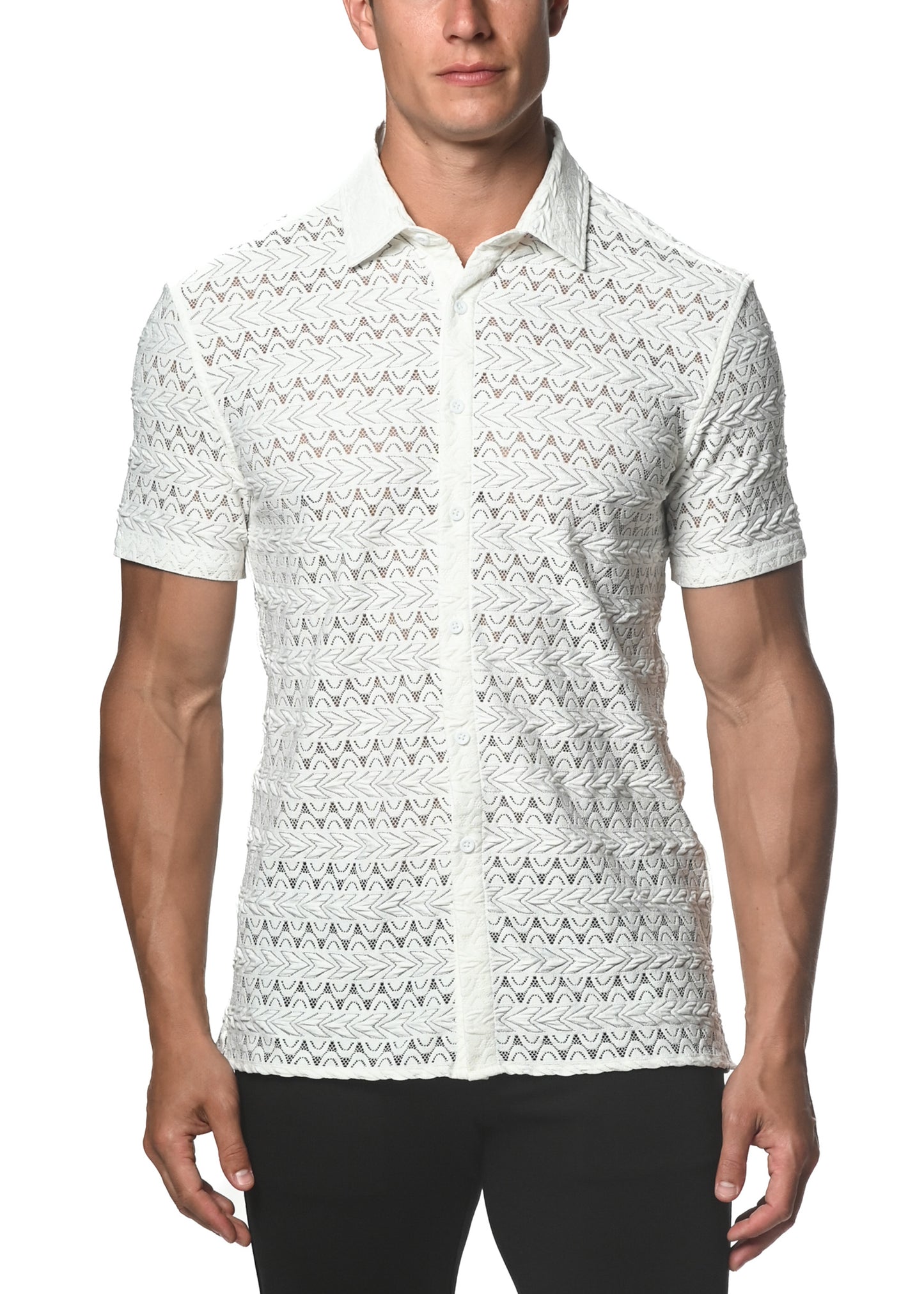 St33le Darts Gossamer Button Up Tee