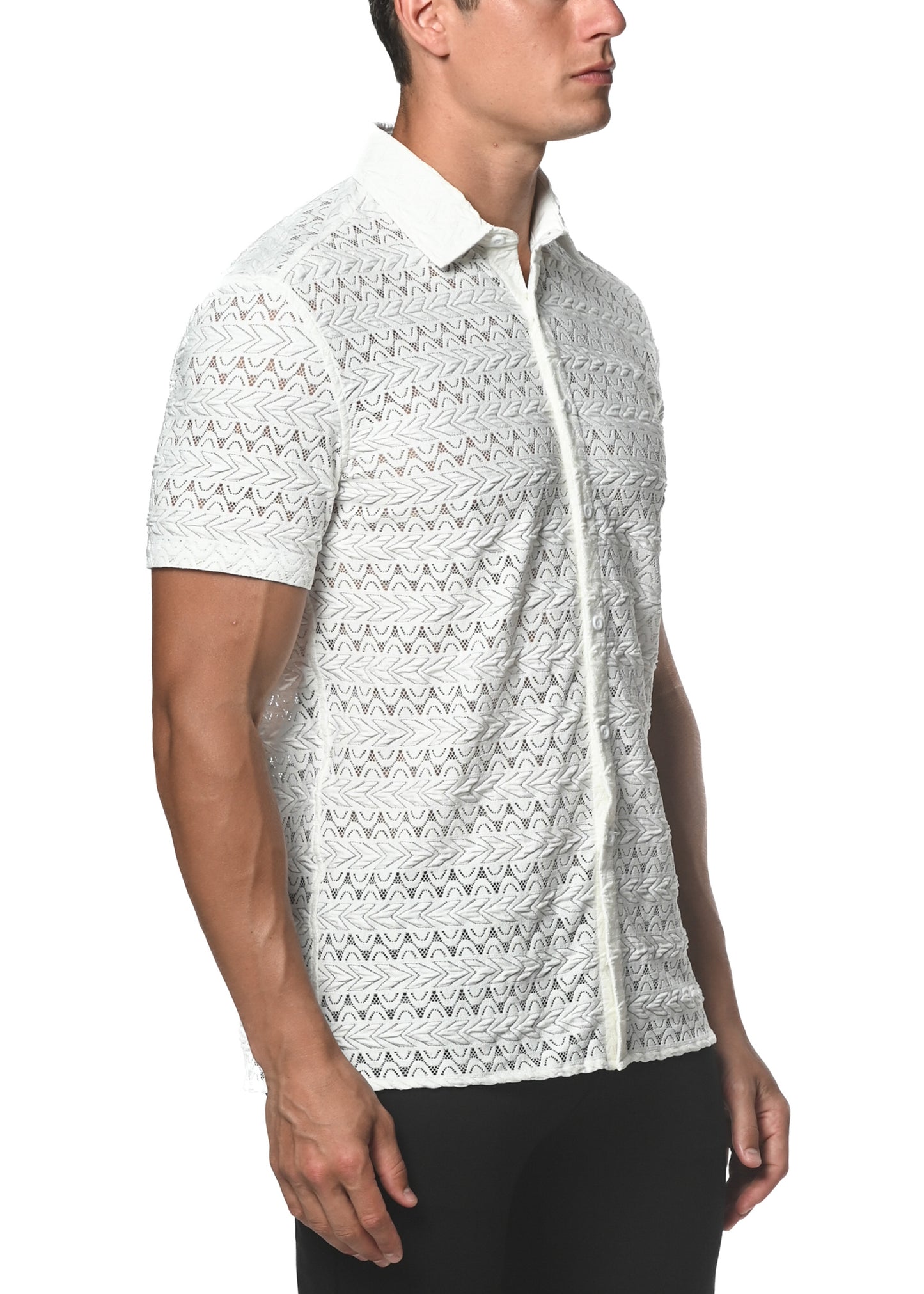 St33le Darts Gossamer Button Up Tee