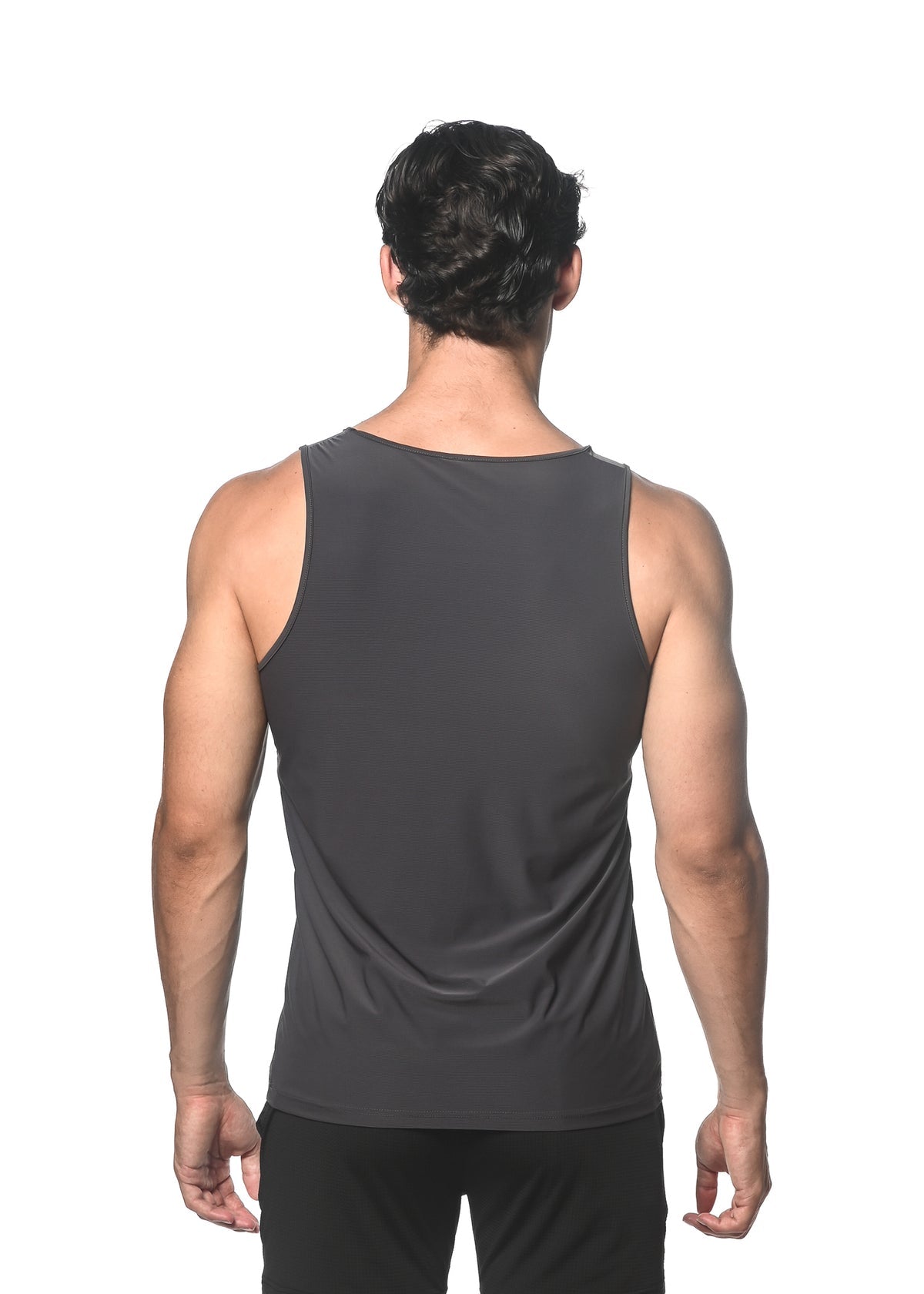 St33le Granite Textured Mesh Performance Tank
