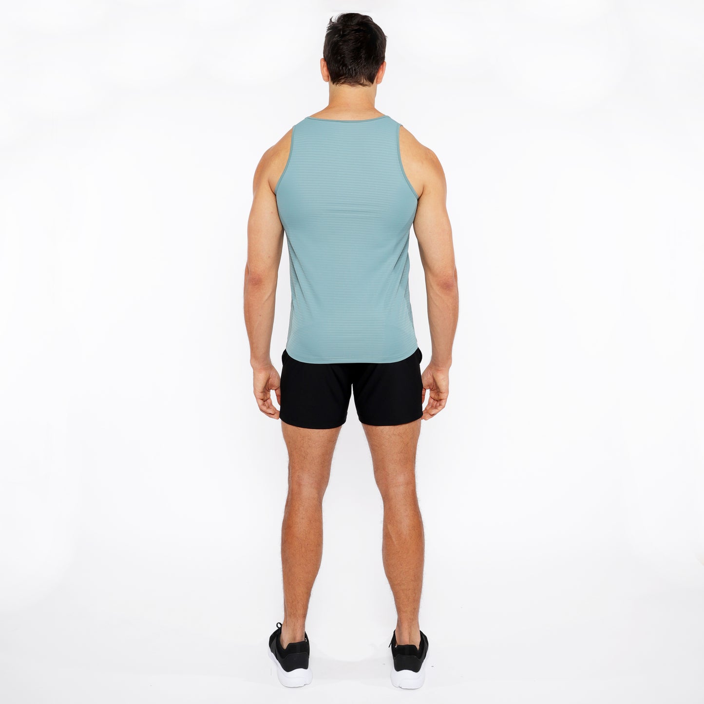 St33le Seaweed Textured Mesh Performance Tank Top