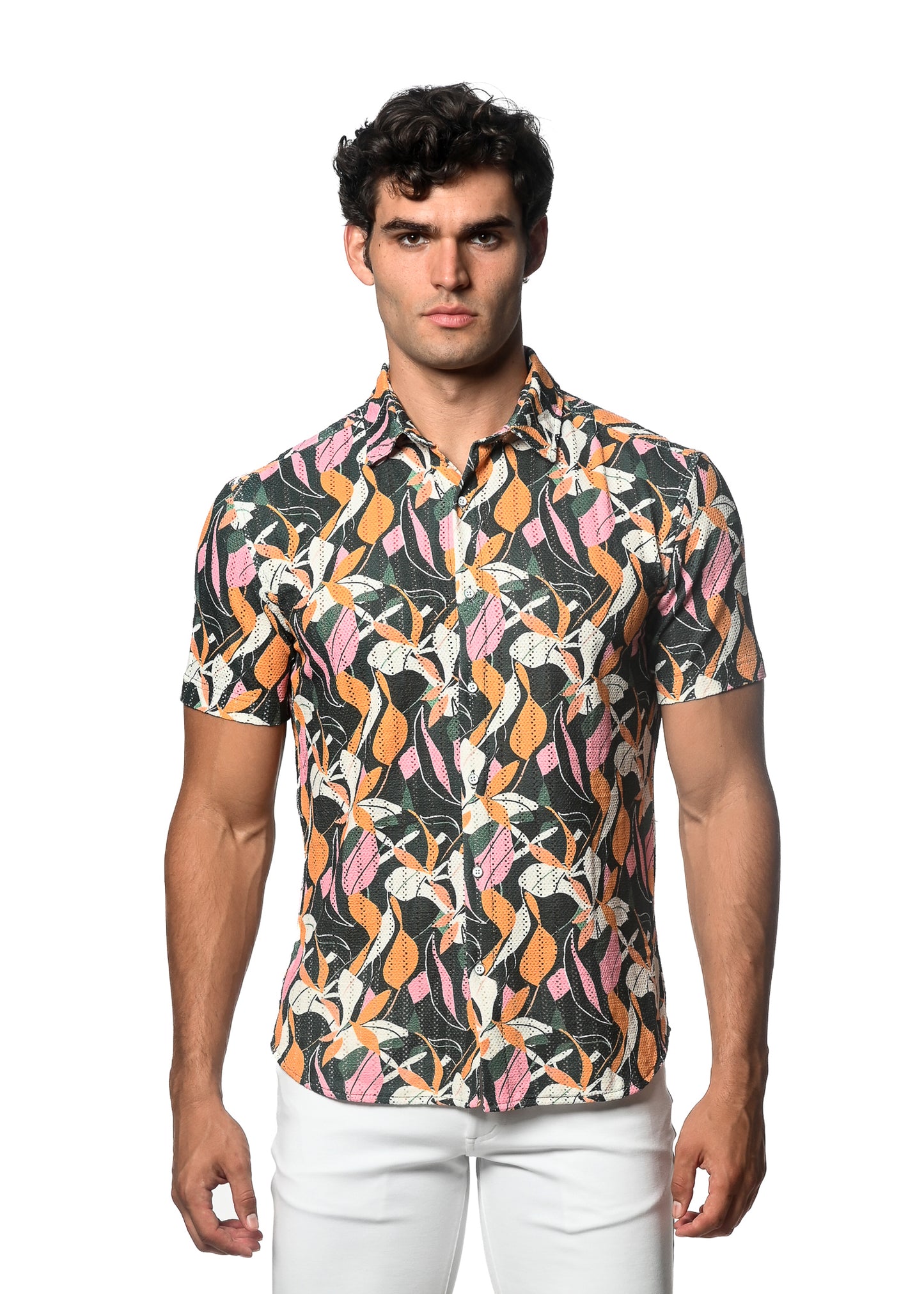 St33le Spruce Amber Leaves SS Shirt