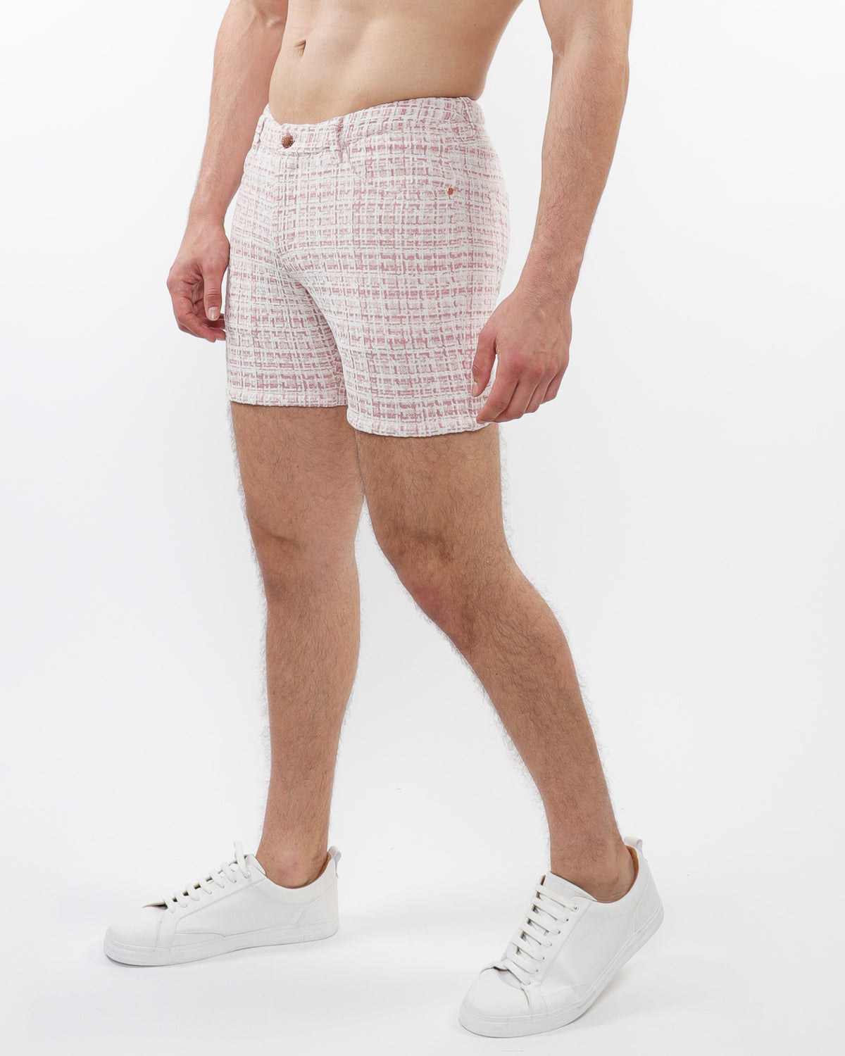 St33le Blush Tweed 5" Jacquard Knit Short