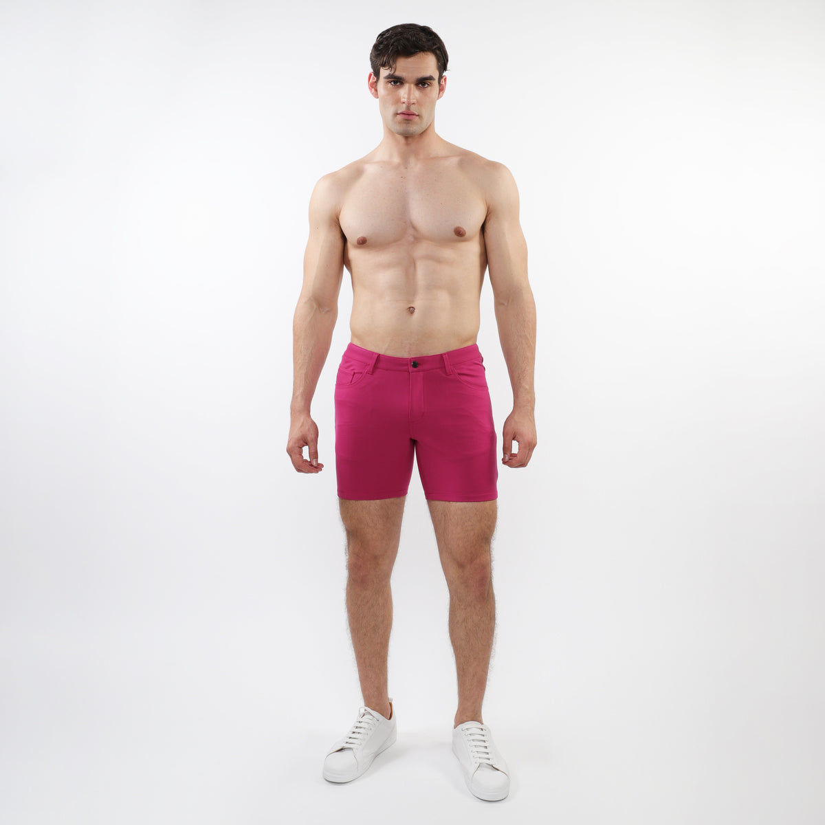 St33le Berry Solid 5" Knit Short