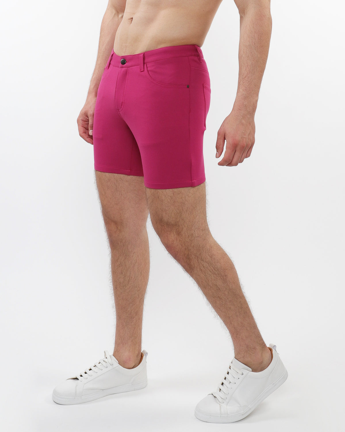 St33le Berry Solid 5" Knit Short