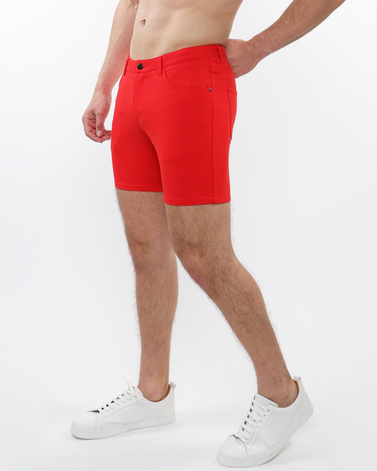 St33le Persimmon Solid 5" Knit Short