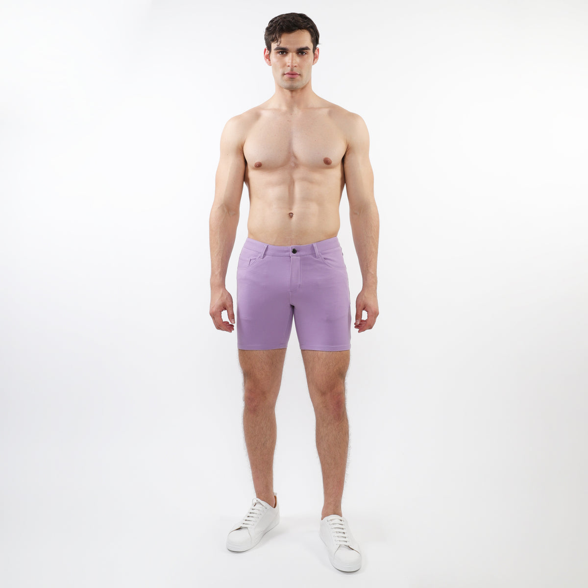 St33le Wisteria Solid 5" Knit Short